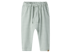 Lil Atelier sky gray striped pants